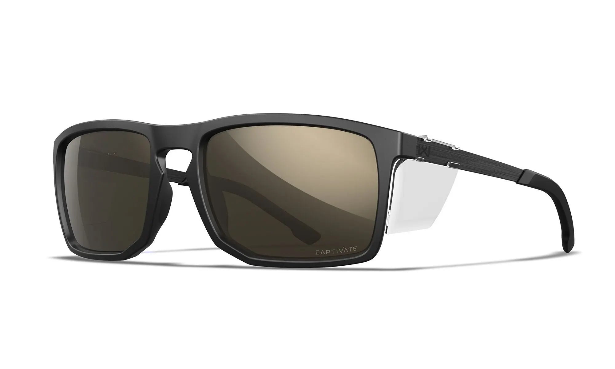 Ochelari WILEY X AXE CAPTIVATE™ Polarized Tungsten Mirror Matte Black WARZONESHOP