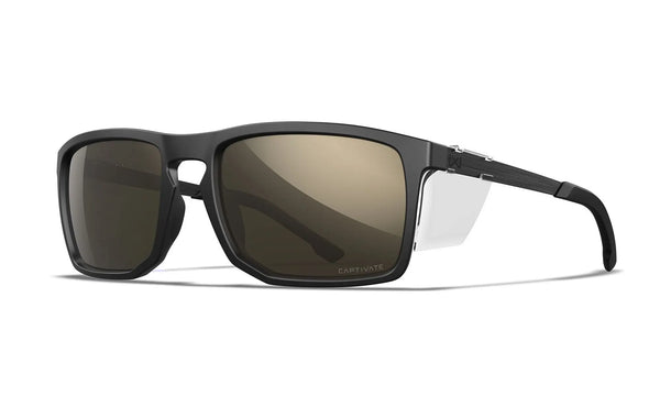 Ochelari WILEY X AXE CAPTIVATE™ Polarized Tungsten Mirror Matte Black WARZONESHOP
