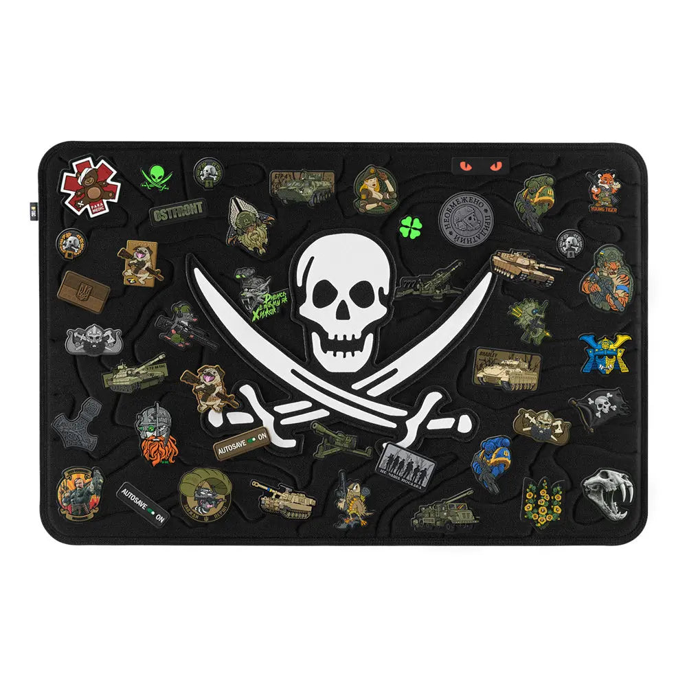 Panou Velcro Suport Patch-uri Jolly Roger XXL 54 x 81.5 cm WARZONESHOP