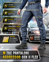 Pantaloni Tactici M-TAC AGGRESSOR Gen.II Flex – Dark Navy Blue WARZONESHOP