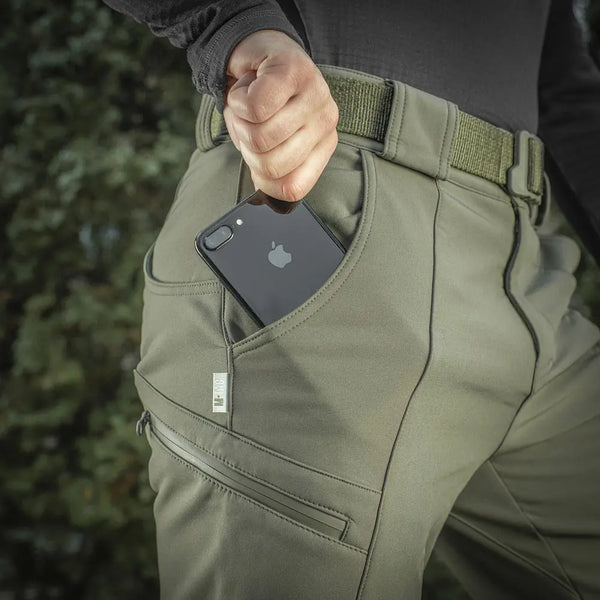 Pantaloni tactici Softshell olive M-TAC WARZONESHOP