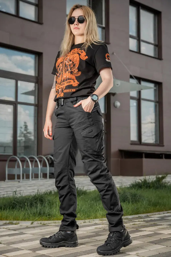 Pantaloni tactici damă AGGRESSOR Lady Flex M-TAC - Negru WARZONESHOP