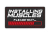 Patch 3D Velcro Installing Muscles WARZONESHOP
