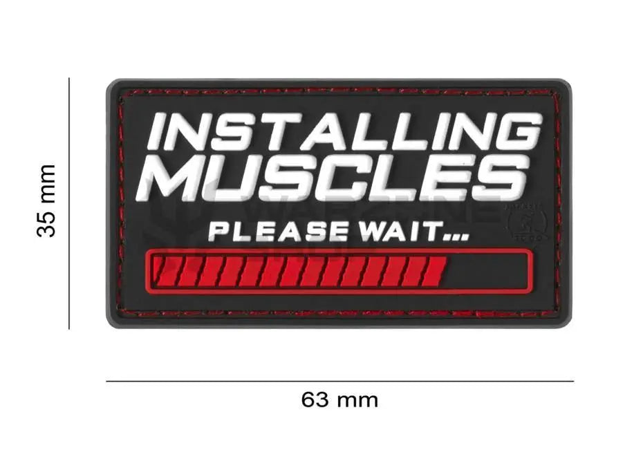 Patch 3D Velcro Installing Muscles WARZONESHOP