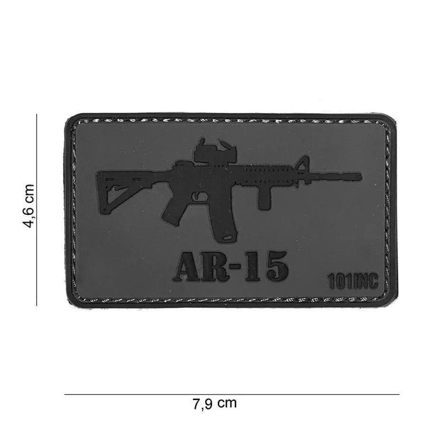 Patch AR-15 velcro 3D WARZONESHOP