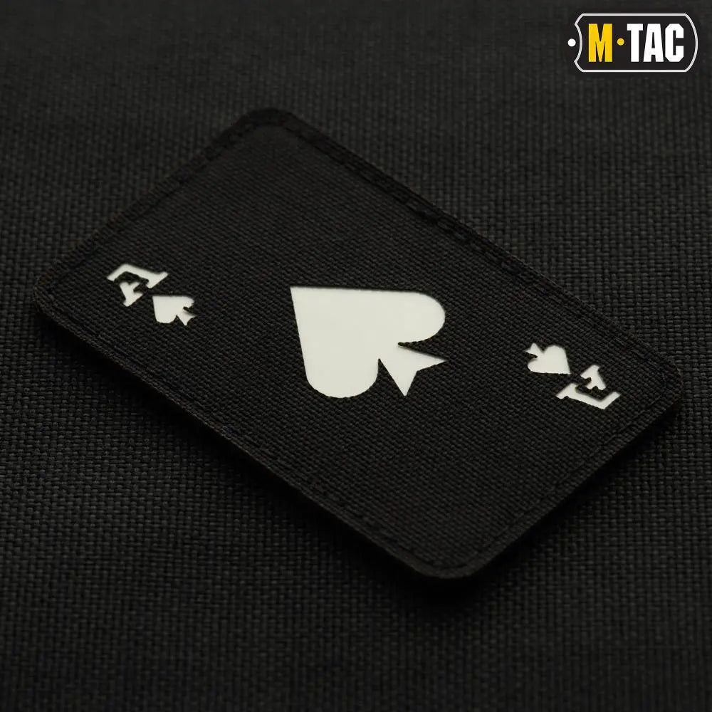 Patch Ace of Spades Laser Cut Fosforescent WARZONESHOP