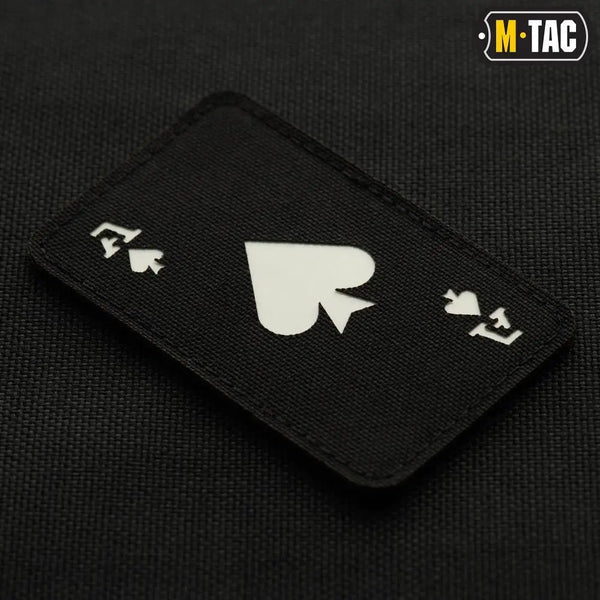 Patch Ace of Spades Laser Cut Fosforescent WARZONESHOP