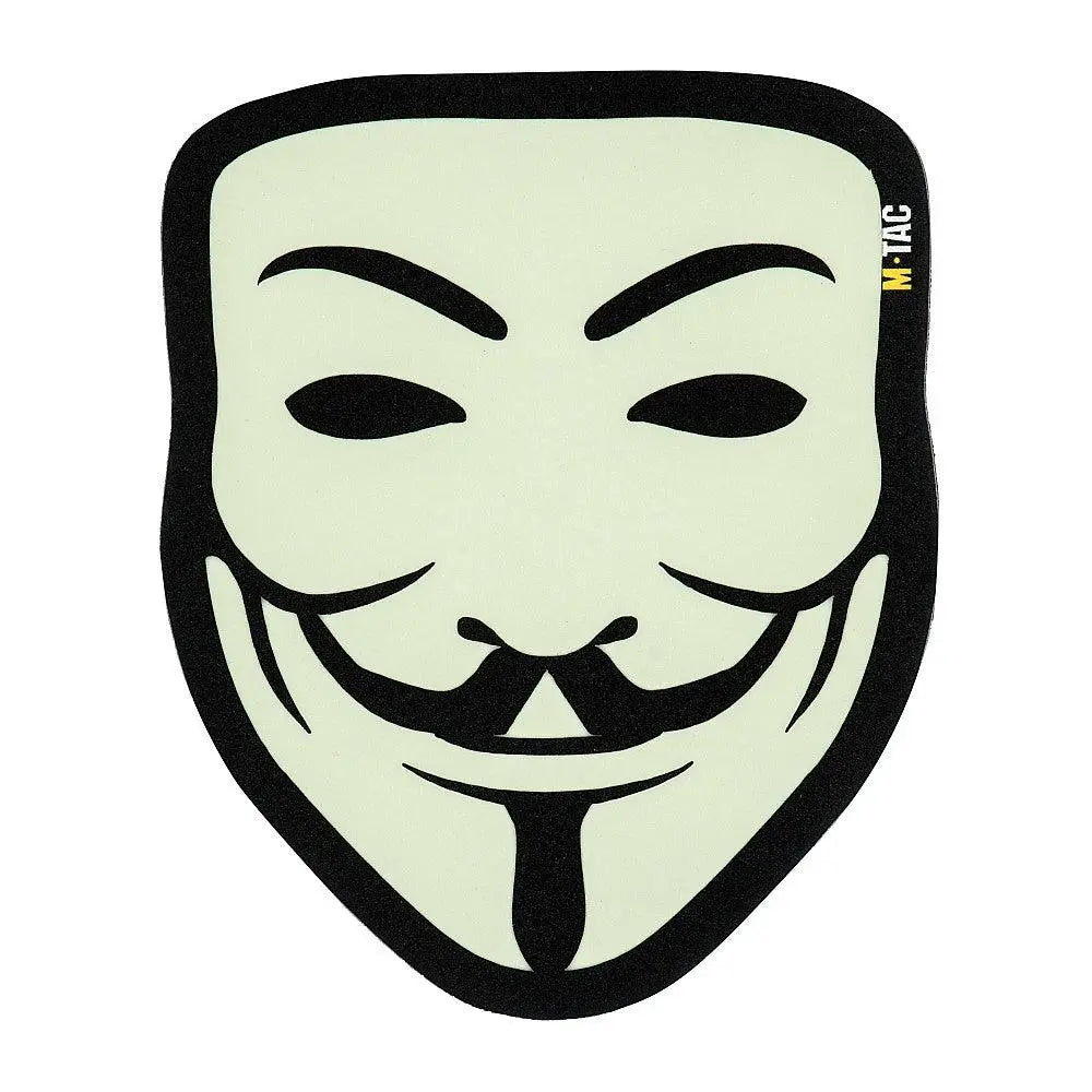Patch Anonymous velcro fosforescent WARZONESHOP