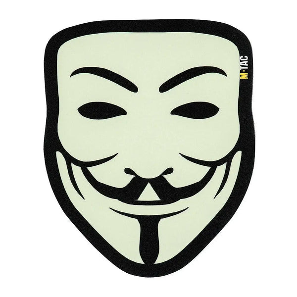 Patch Anonymous velcro fosforescent WARZONESHOP