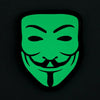 Patch Anonymous velcro fosforescent WARZONESHOP