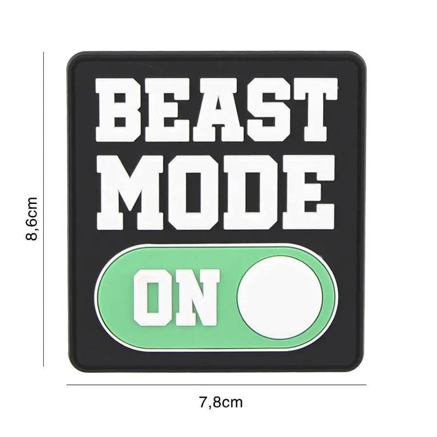 Patch Beast Mode velcro 3D WARZONESHOP