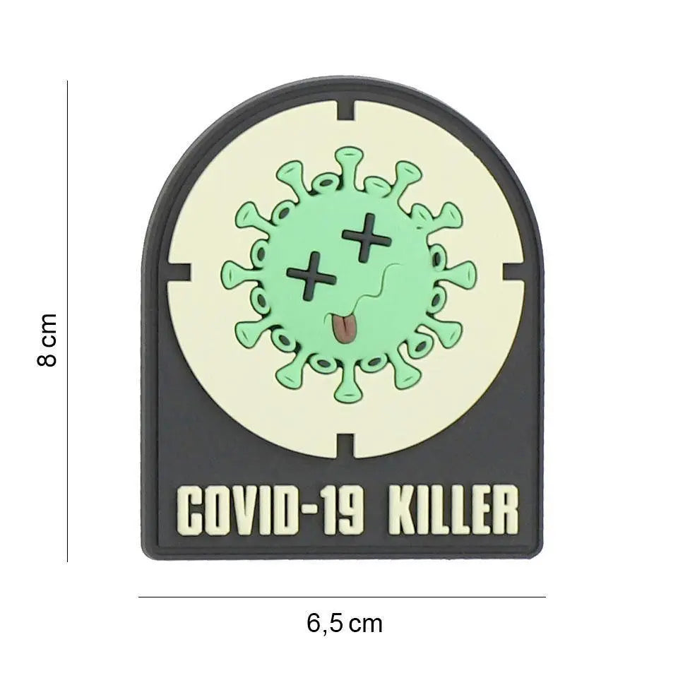 Patch COVID-19 Killer velcro pvc WARZONESHOP