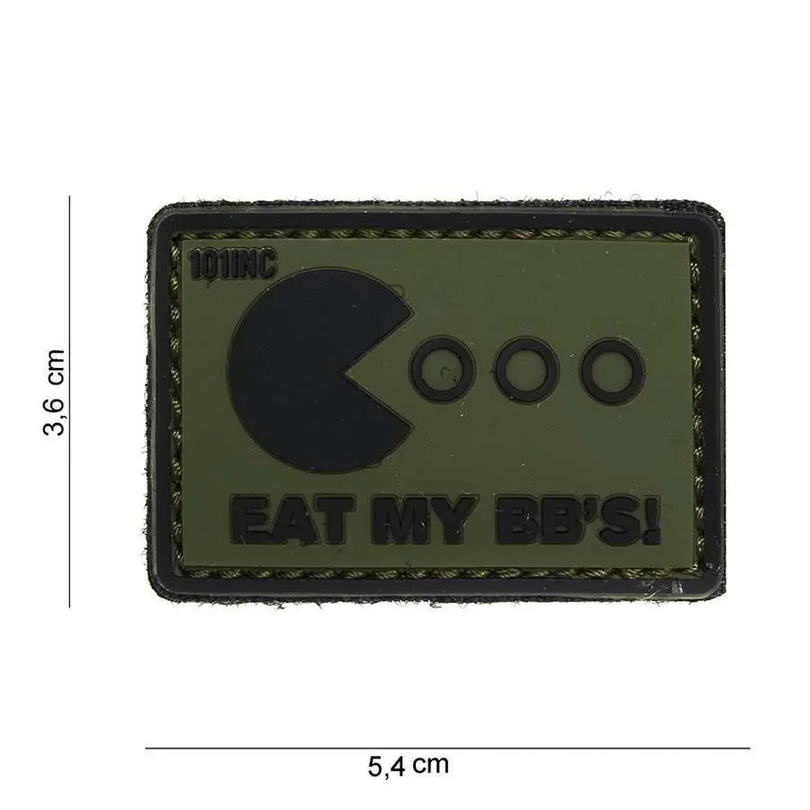 Patch Eat my BBs velcro 3D WARZONESHOP