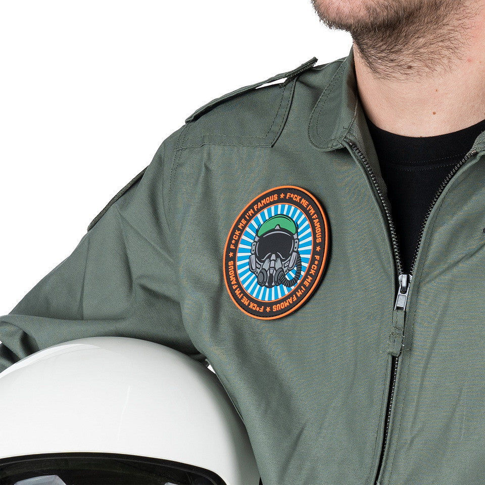 Patch Famous Pilot 3D PVC 101INC WARZONESHOP