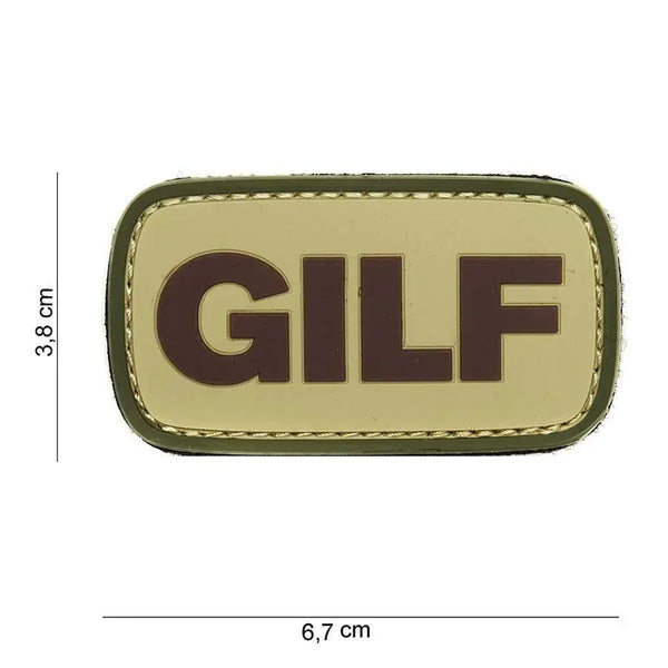 Patch GILF Velcro 3D WARZONESHOP