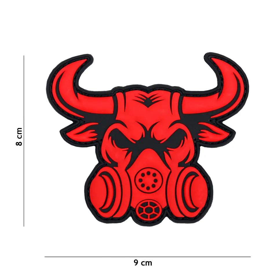 Patch Gasmask bull 101INC WARZONESHOP