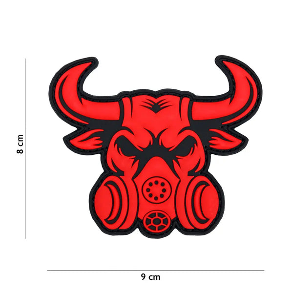 Patch Gasmask bull 101INC WARZONESHOP