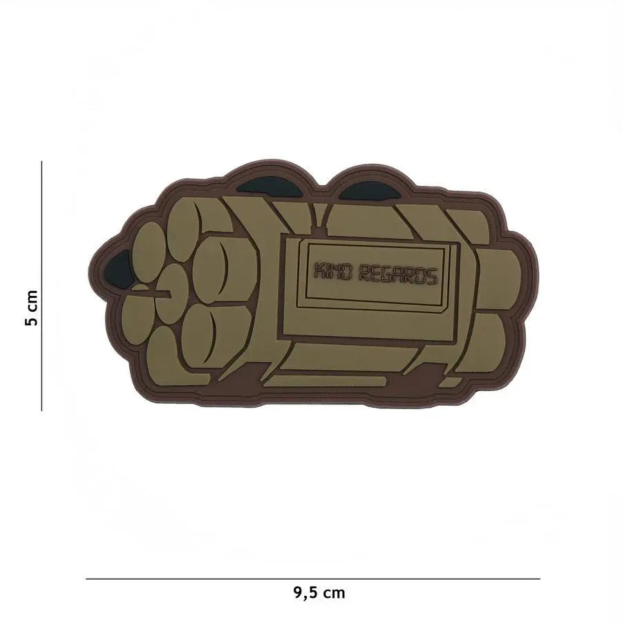 Patch Kind Regards velcro PVC WARZONESHOP
