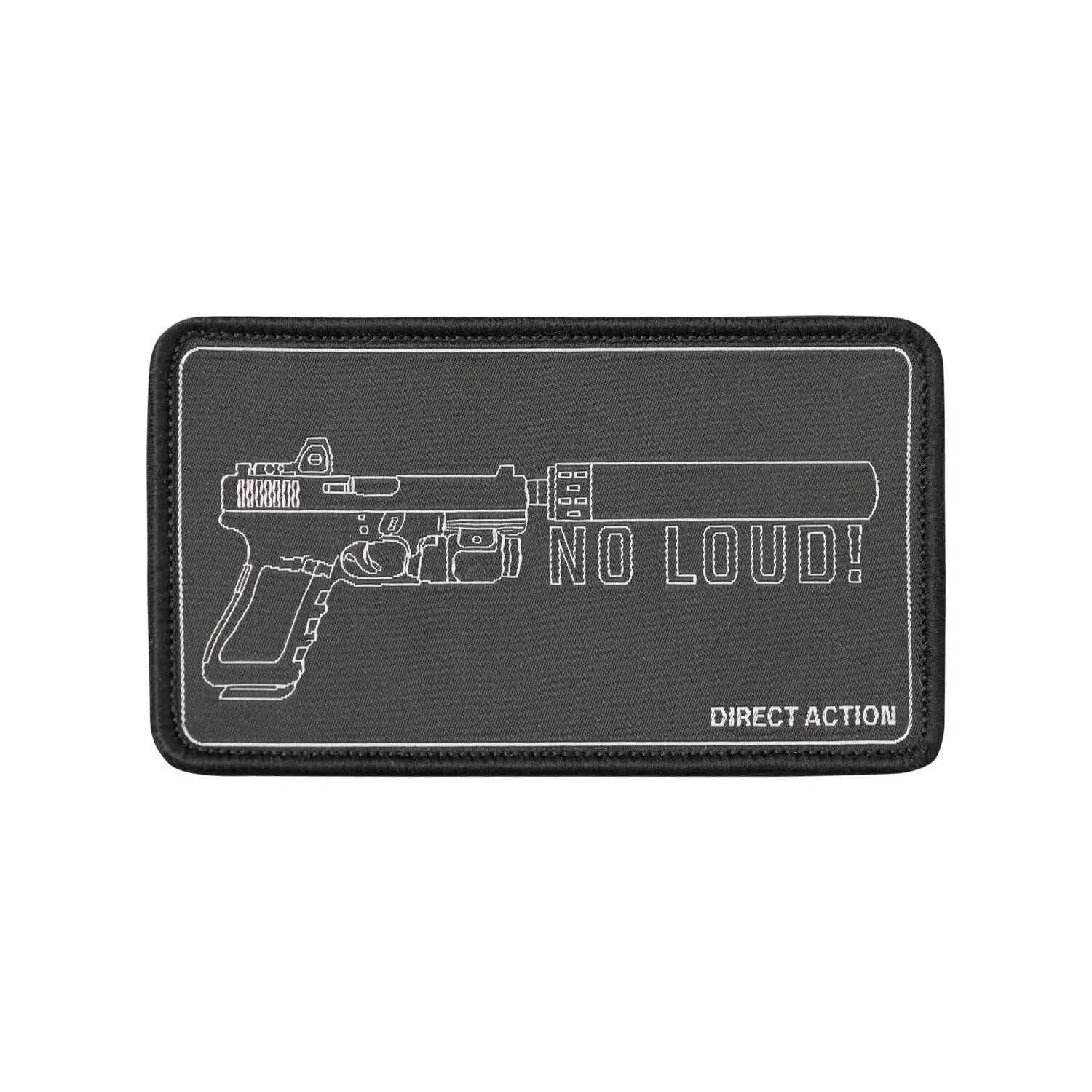Patch NO LOUD! velcro textil Direct Action® WARZONESHOP