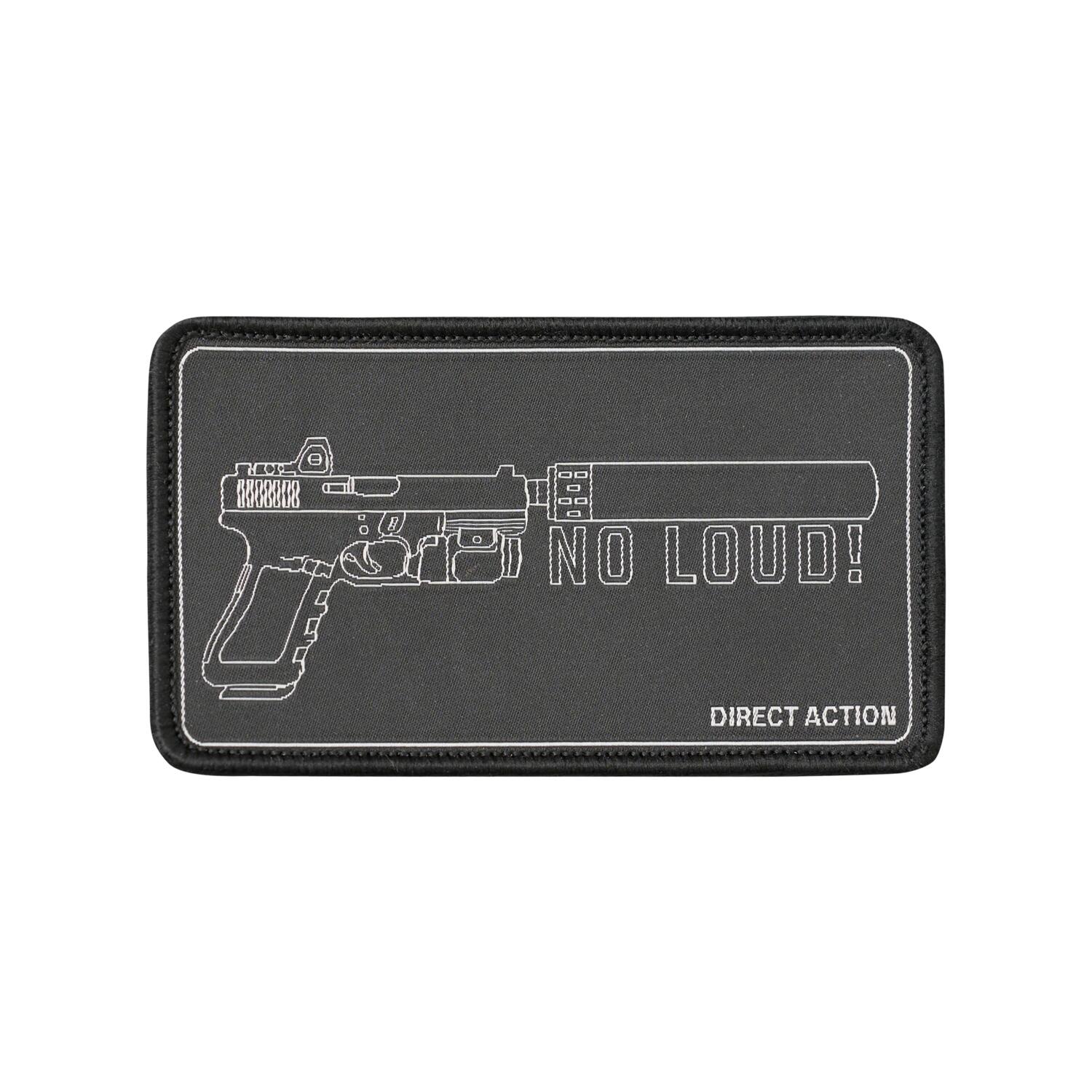Patch NO LOUD! velcro textil Direct Action® WARZONESHOP