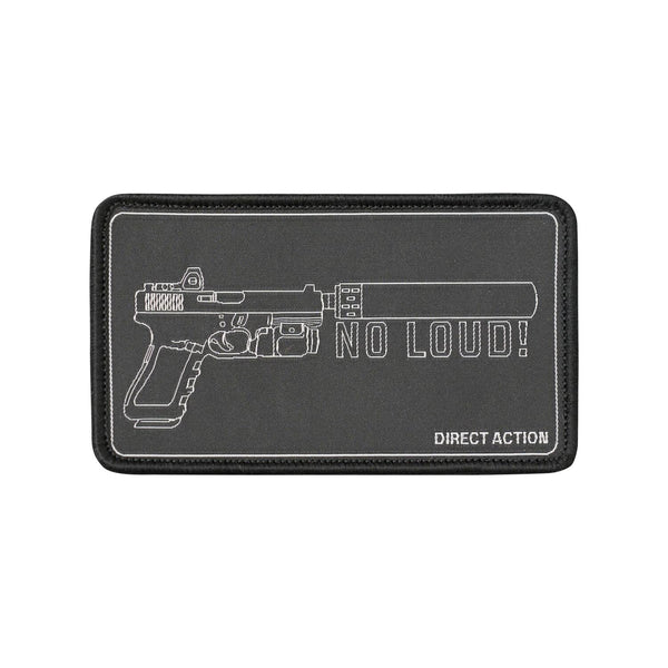 Patch NO LOUD! velcro textil Direct Action® WARZONESHOP