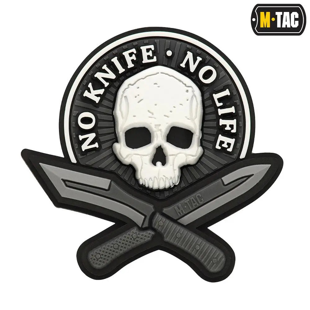 Patch No Knife No Life 3D PVC M-TAC WARZONESHOP
