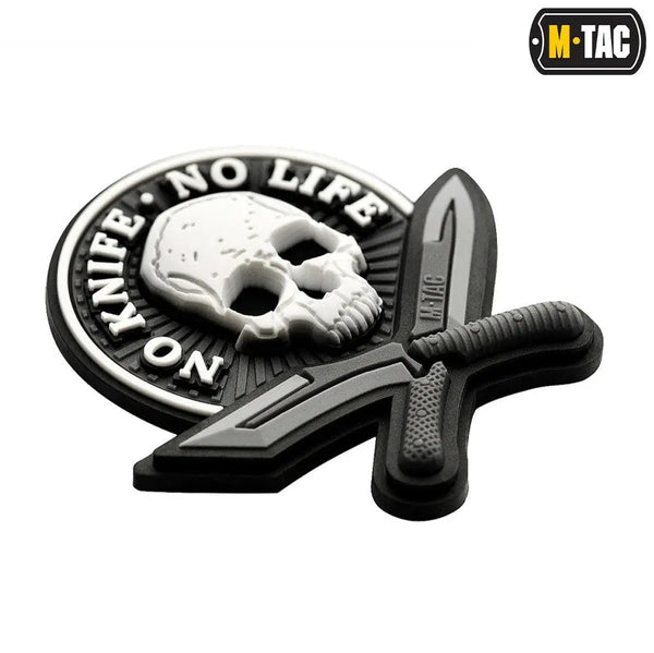 Patch No Knife No Life 3D PVC M-TAC WARZONESHOP