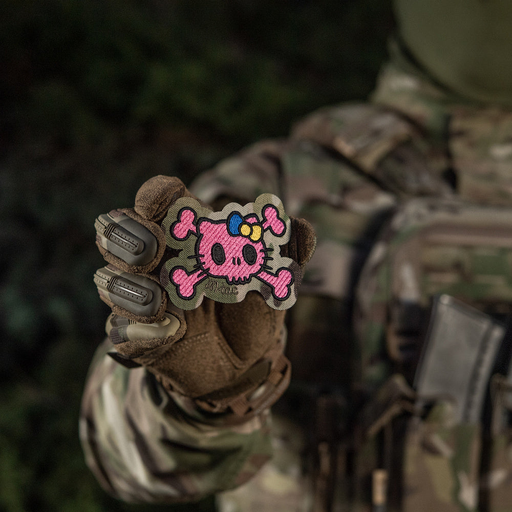 Patch SKULL KITTY velcro M-TAC WARZONESHOP