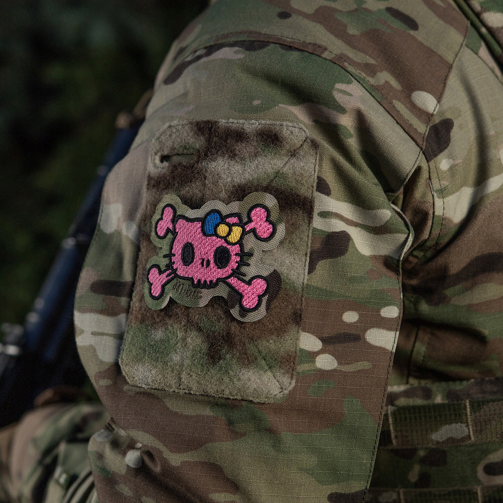 Patch SKULL KITTY velcro M-TAC WARZONESHOP