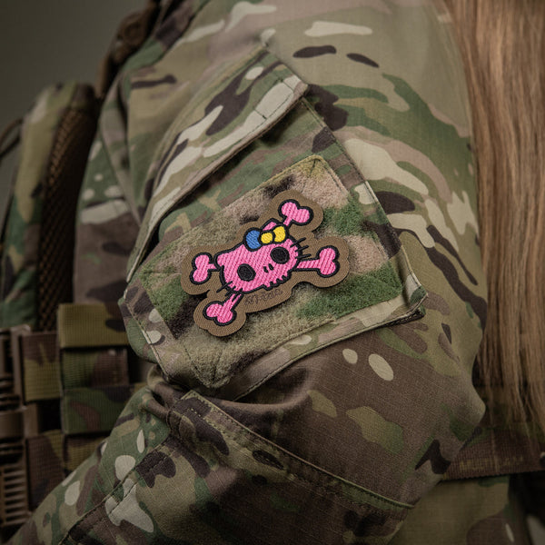 Patch SKULL KITTY velcro M-TAC WARZONESHOP