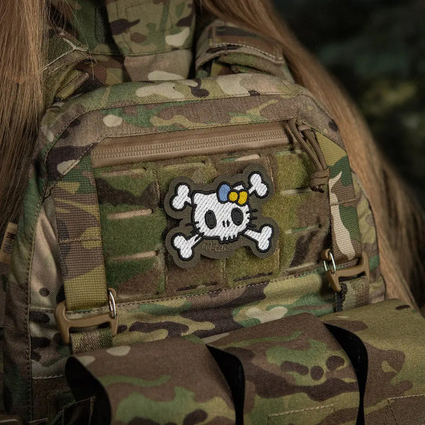 Patch SKULL KITTY velcro M-TAC WARZONESHOP