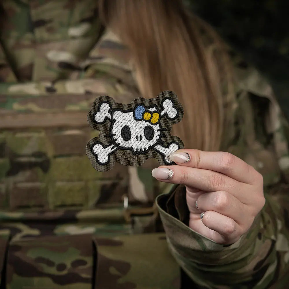 Patch SKULL KITTY velcro M-TAC WARZONESHOP
