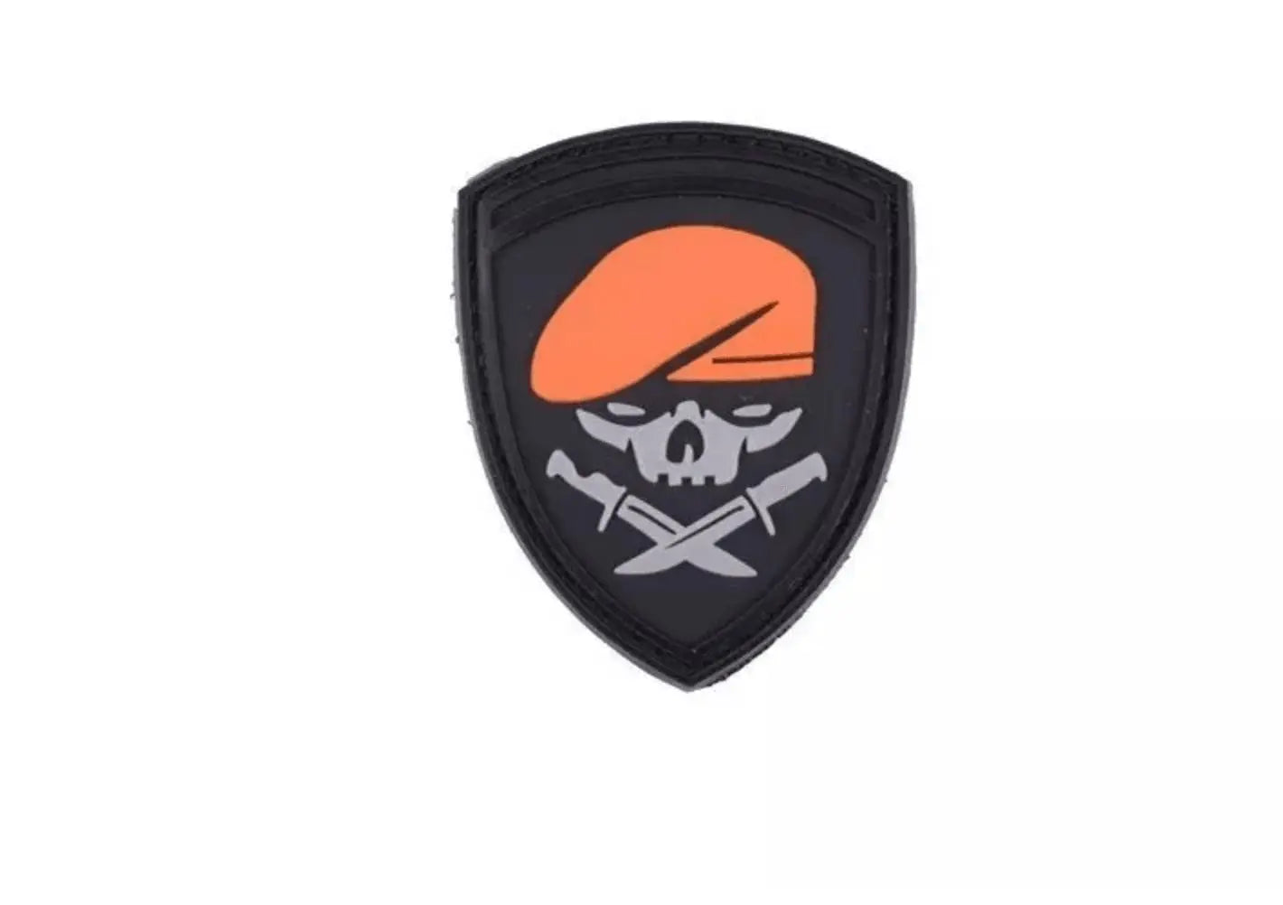 Patch SKULL KNIFE velcro PVC 3D WARZONESHOP