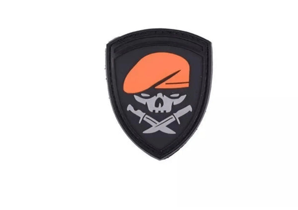 Patch SKULL KNIFE velcro PVC 3D WARZONESHOP