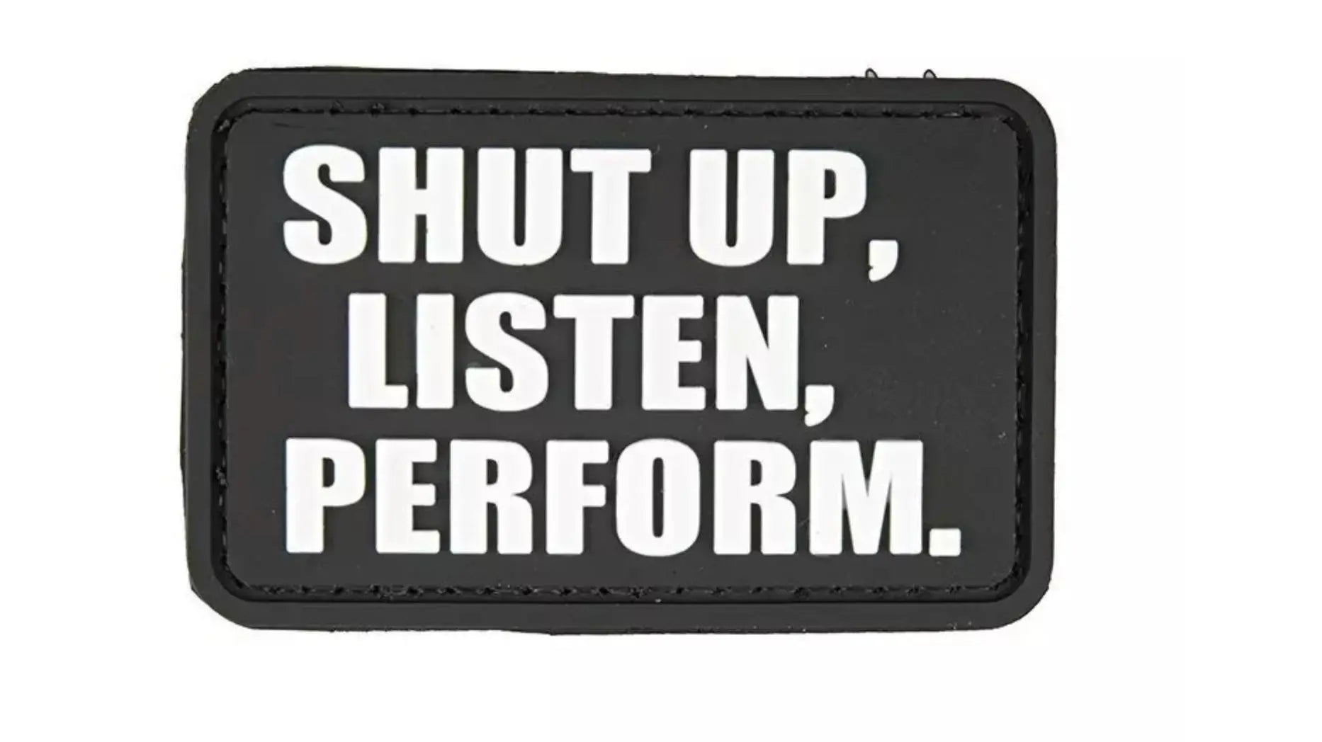 Patch Shut Up Listen Perform WARZONESHOP