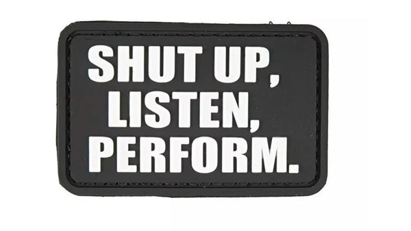 Patch Shut Up Listen Perform WARZONESHOP