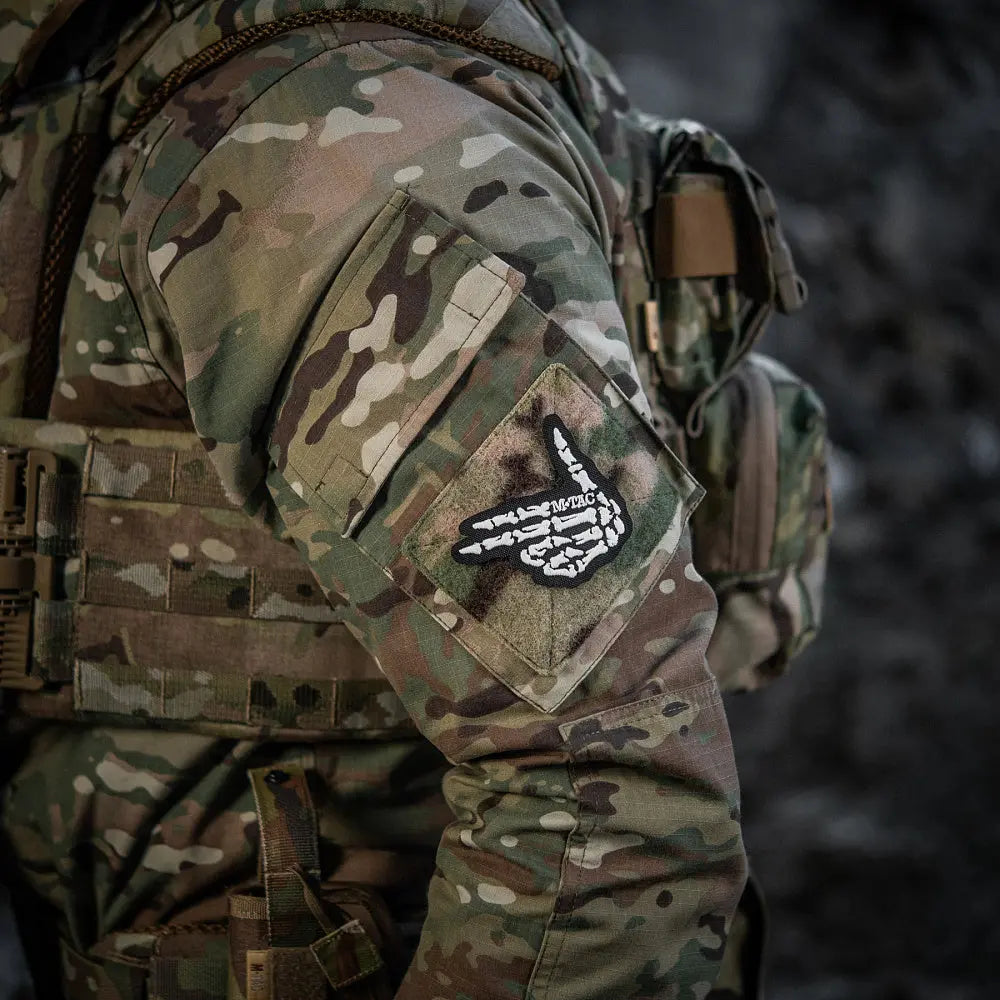 Patch Skeleton Shooter textil fosforescent M-TAC WARZONESHOP