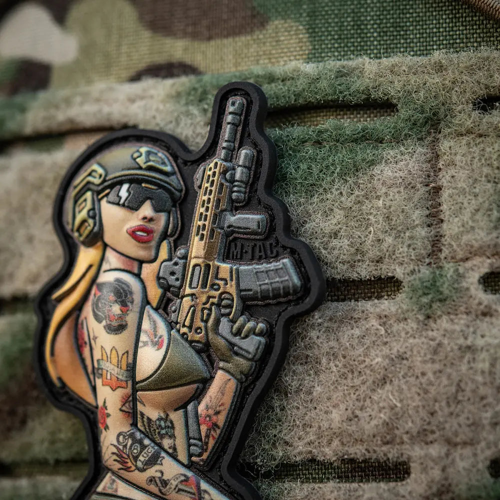 Patch Tactical Girl AR M-TAC WARZONESHOP
