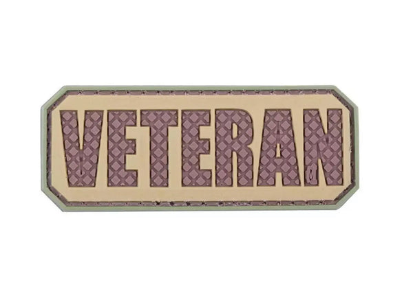 Patch VETERAN velcro 3D PVC WARZONESHOP