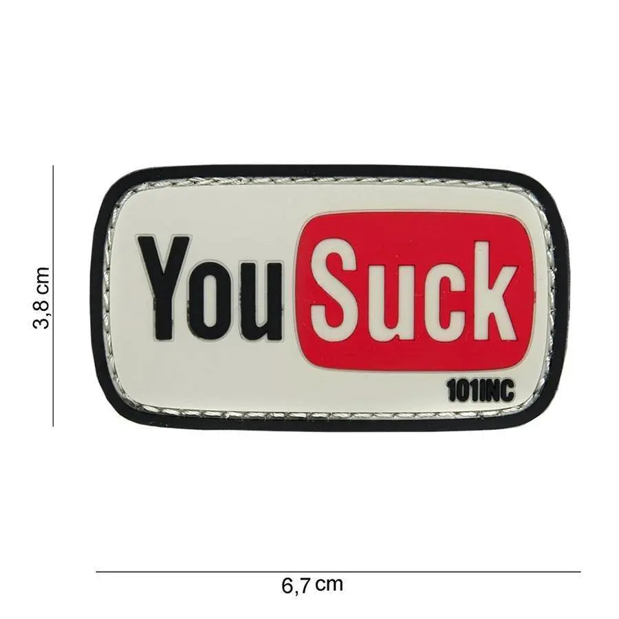 Patch You Suck velcro 3D WARZONESHOP