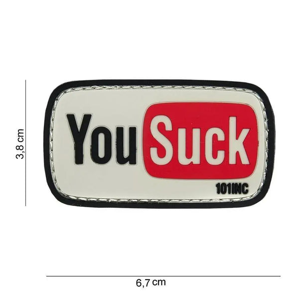 Patch You Suck velcro 3D WARZONESHOP