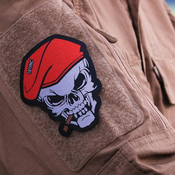 Patch textil Cigar Skull velcro WARZONESHOP