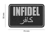 Patch velcro 3d INFIDEL WARZONESHOP