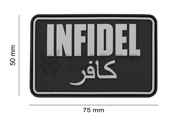 Patch velcro 3d INFIDEL WARZONESHOP