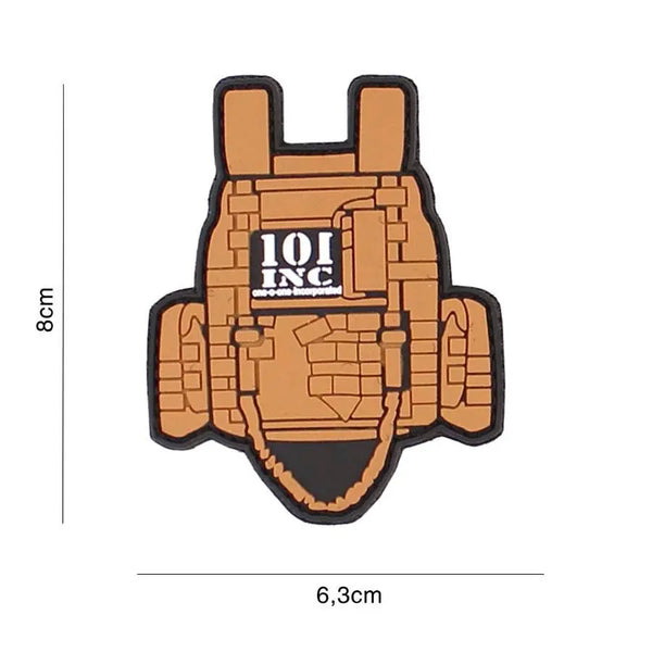 Patch vesta tactica velcro 101 INC WARZONESHOP
