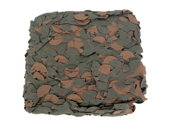 Plasa camuflaj woodland 2,4 × 6 m – reversibila OD/maro WARZONESHOP