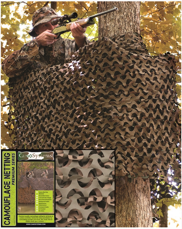 Plasa camuflaj woodland 2,4 × 6 m – reversibila OD/maro WARZONESHOP