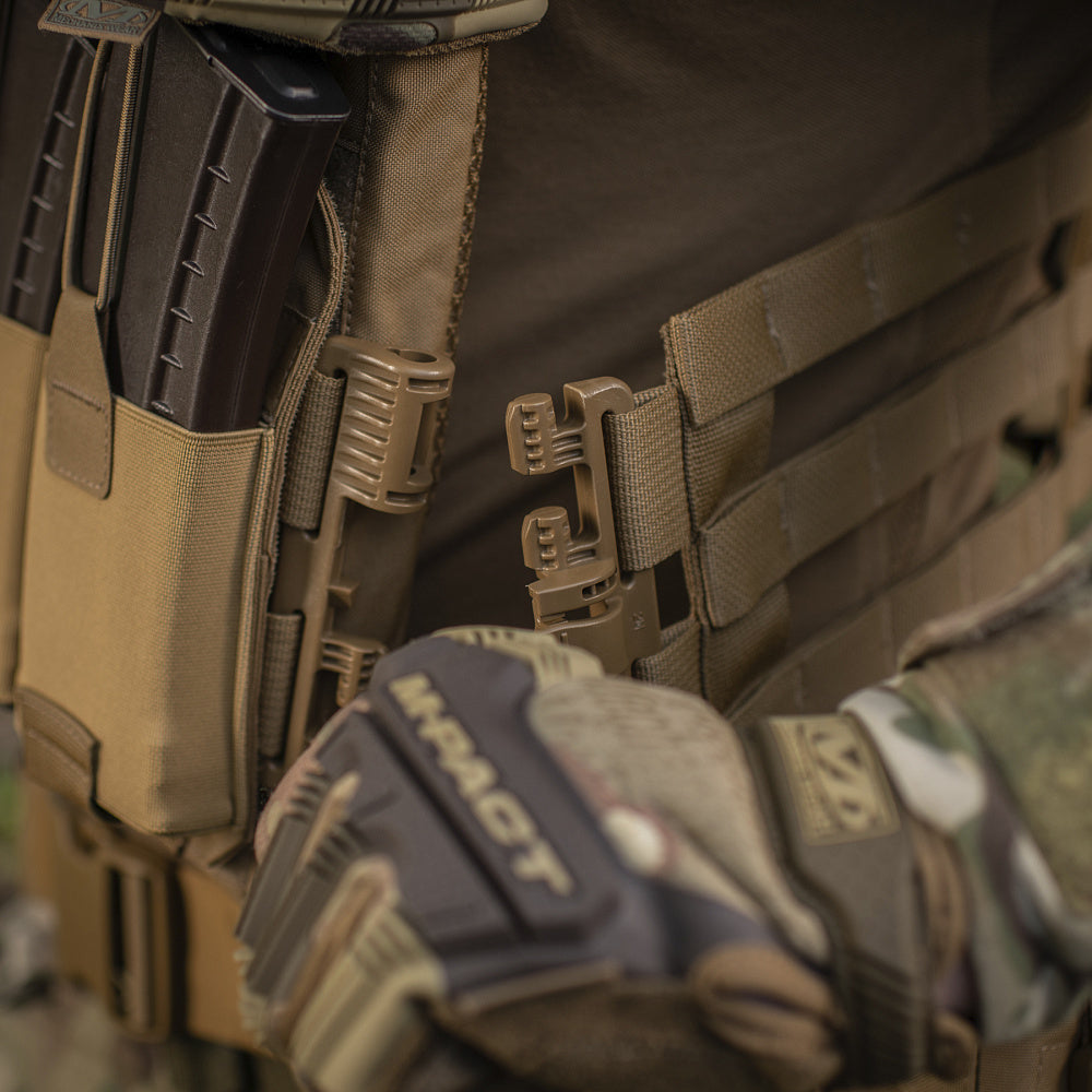 Plate carrier Cuirass QRS M-TAC FAST XL Coyote CORDURA® WARZONESHOP