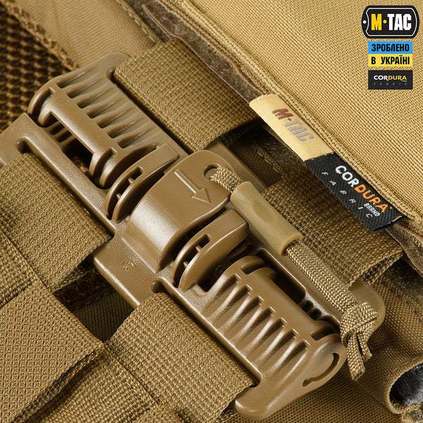 Plate carrier Cuirass QRS M-TAC FAST XL Coyote CORDURA® WARZONESHOP