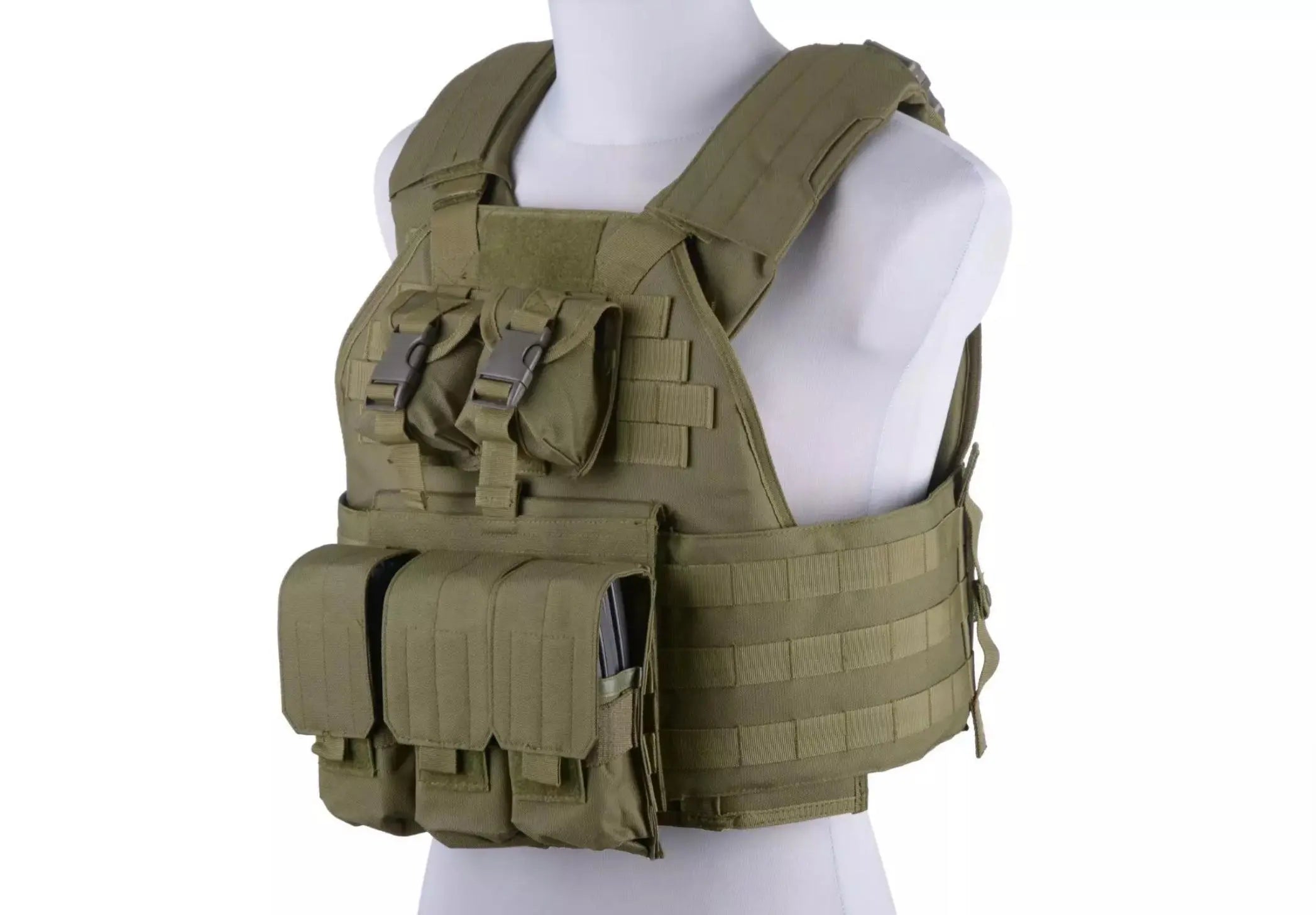 Plate carrier tactic olive green WARZONESHOP
